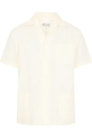 Maison Margiela Skjorte, Herre, , L, Bomuld, Luksus Skjorte Ss25