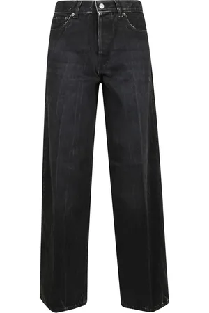 haikure Jeans, Dame, Sort, W26, Bomuld, Sorte Straight Jeans