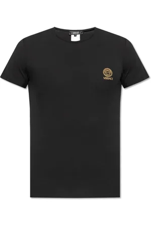 VERSACE Top, Herre, Sort, M, Bomuld, T-shirt fra undertøjssamlingen