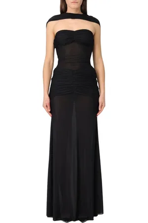 ANIYE BY Kjole, Dame, Sort, S, Uld, Elegant Sort Maxi Kjole