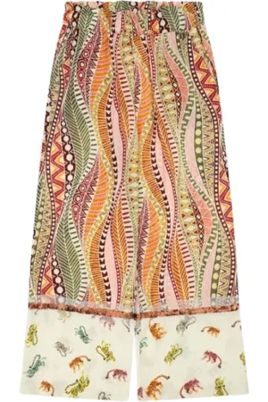 Dixie Nederdel, Dame, Flerfarvet, L, Tribal Print Bukser til Piger
