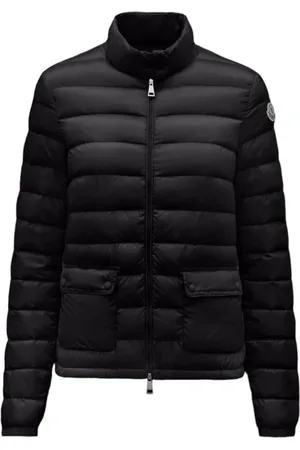 Moncler Jakke, Dame, Sort, XL, Nylon, Lans Down Jakke