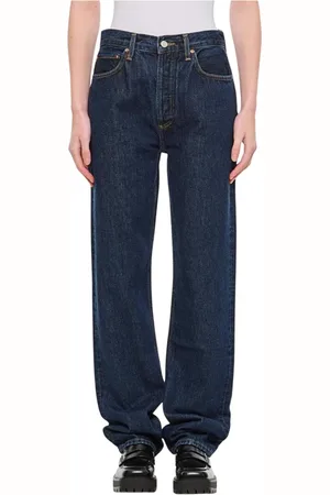 AGOLDE Jeans, Dame, Blå, W25, Denim, Vintage High Rise Loose Fit Jeans