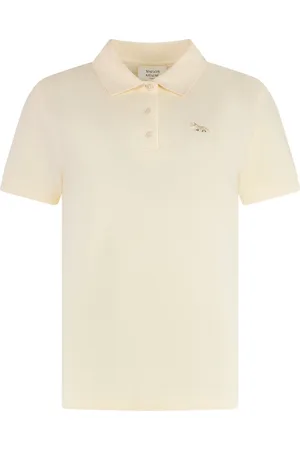 Maison Kitsuné Top, Dame, , L, Bomuld, Bomuld Polo Skjorte