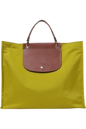 Longchamp Taske, Dame, Grøn, ONE SIZE, Denim, Denim Tote Taske med Stil