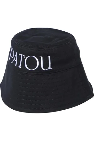 Patou Tilbehør, Dame, Sort, S, Bomuld, Broderet Logo Spandehat