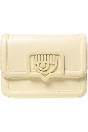 Chiara Ferragni Taske, Dame, Gul, ONE SIZE, Uld, Gul Crossbody Taske