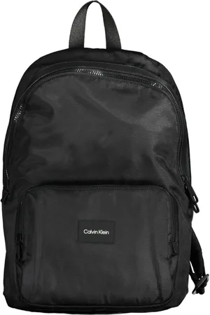 Calvin Klein Taske, Herre, Sort, ONE SIZE, Uld, Sort herre rygsæk med justerbare stropper