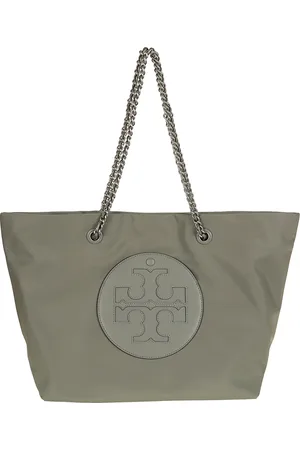 Tory Burch Taske, Dame, Grøn, ONE SIZE, Uld, Elegant Nude Shopper Taske