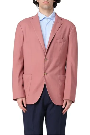 Boglioli Jakke, Herre, Lyserød, M, Bomuld, Lyserød Bomuld Blazer