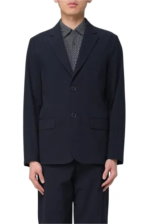 Armani Exchange Jakkesæt, Herre, Blå, L, Uld, Elegant Beige Tailored Jacket