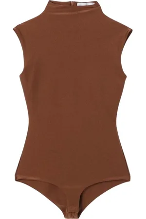 Sportmax Top, Dame, Brun, L, Uld, Elegant Ærmeløs Top