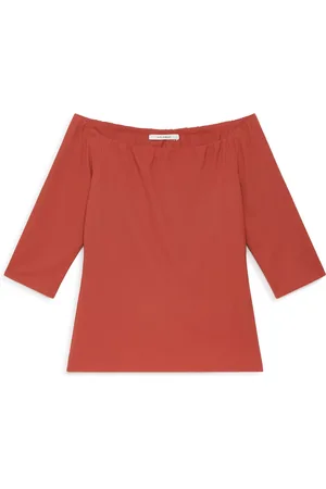Maliparmi Top, Dame, Brun, M, Jersey T-shirt i blødt materiale