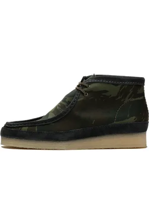 Clarks Sko, Herre, Grøn, 41 1/2 EU, Wallabee Boot