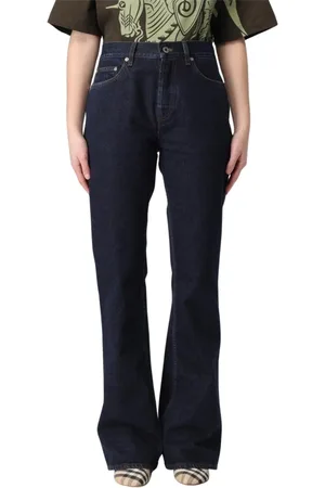 Burberry Jeans, Dame, Blå, W27, Bomuld, Klassiske Flare Jeans