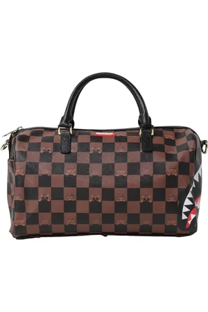 Sprayground Taske, Dame, Flerfarvet, ONE SIZE, Læder, Ternede Bjørn Duffel Taske
