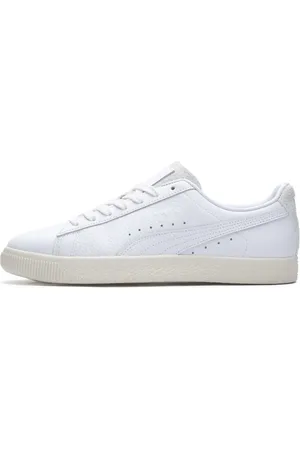 PUMA Sko, Herre, Hvid, 43 EU, Ikonske Clyde Sneakers
