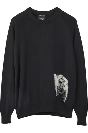adidas Strik, Herre, Sort, XL, Y-3 Strik Crew Sweater