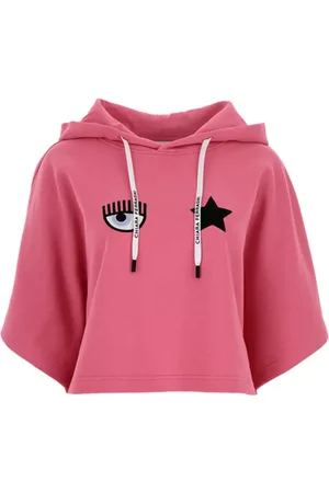 Chiara Ferragni Sweathshirts & Hoodies, Dame, Lyserød, L, Bomuld, Oversized Hoodie
