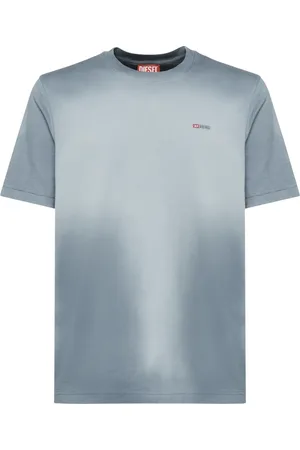 Diesel Top, Herre, Blå, M, Bomuld, Blå Bomuld Jersey T-shirts og Polos
