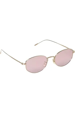 Oliver Peoples Tilbehør, Herre, Lyserød, 51 MM, Uld, Rosa Spejlet Solbriller Stilfuld Mænd