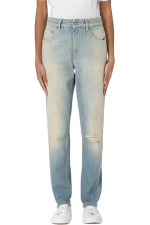 Dondup Jeans, Dame, Blå, W25, Uld, Stilfulde Denim Jeans til Kvinder