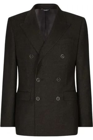 Dolce & Gabbana Jakke, Herre, Grå, L, Uld, Luksus Grå Blazer til Mænd