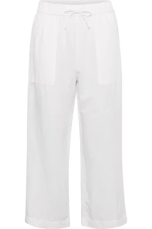 Part Two Bukser, Dame, Hvid, 2XL, Linned, Hvide Brede Ben Linnedbukser