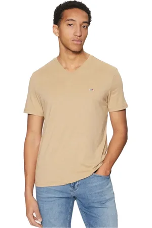 Tommy Hilfiger Top, Herre, , M, Bomuld, Kortærmet V-hals T-shirt