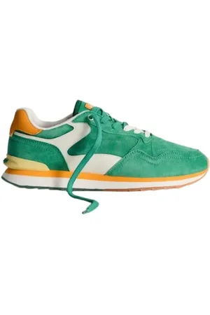HOFF Sko, Herre, Grøn, 43 EU, Retrostil Farverige Sneakers
