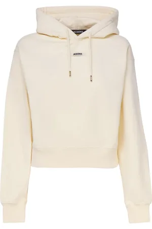 Jacquemus Sweathshirts & Hoodies, Dame, , XS, Bomuld, Sweater med Grosgrain Logo