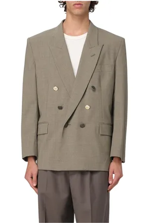 MAGLIANO Jakke, Herre, Grøn, M, Uld, Klassisk Uldblazer