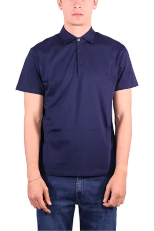 KANGRA CASHMERE Top, Herre, Blå, 2XL, Blå T-shirts og Polos