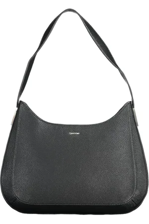 Calvin Klein Taske, unisex, Sort, ONE SIZE, Uld, Sort Polyester Håndtaske med Skulderhank