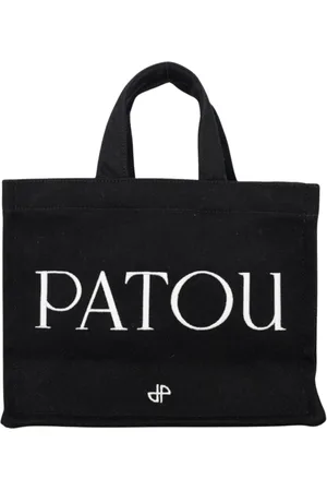 Patou Taske, Dame, Sort, ONE SIZE, Lærredstote Elegant Alsidig Chic