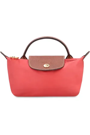 Longchamp Taske, Dame, Rød, ONE SIZE, Læder, Original Læder Clutch Taske