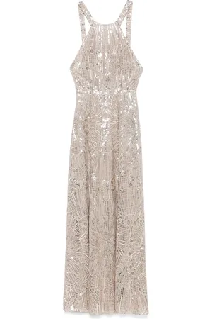 Elie saab Kjole, Dame, Brun, M, Elegant Aftenkjole