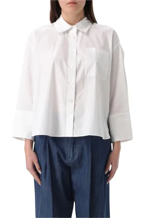 Michael Kors Bluser & Skjorter, Dame, Hvid, S, Bomuld, Klassisk Hvid Poplin Skjorte