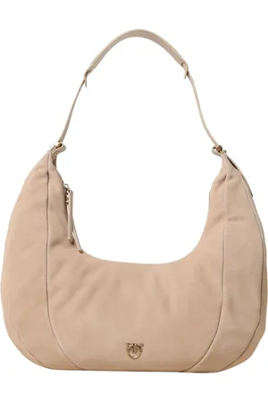 Pinko Taske, Dame, , ONE SIZE, Suede, Slouchy Hobo Suede Taske