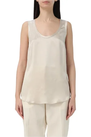 Brunello Cucinelli Top, Dame, , XS, Brun Silke Cami Top Elegant Design