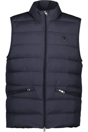 Moncler Jakke, Herre, Blå, 3XL, Ærmeløs Lechtal Vest til Mænd