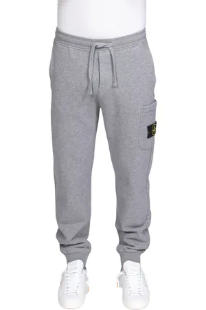 Stone Island Bukser, Herre, Grå, S, Uld, Herre Sweatpants Støv Melange