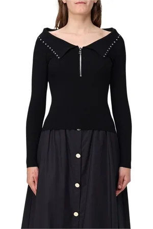 Liu Jo Strik, Dame, Sort, M, Elegant Sort Strik Trøje