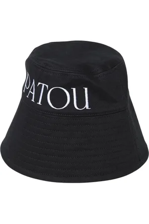 Patou Tilbehør, Dame, Sort, S, Bomuld, Elegant Sort Bucket Hat