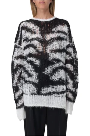 Stella McCartney Strik, Dame, Flerfarvet, XS, Uld, Multifarvet Strik Mohair Sweater