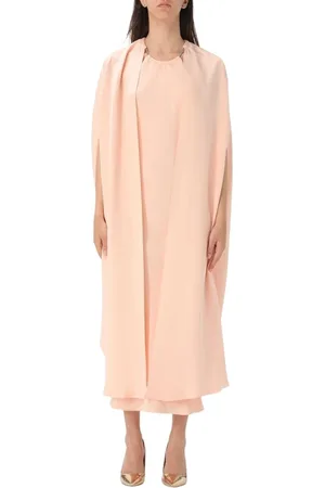 Max Mara Kjole, Dame, Lyserød, XS, Elegant Midi Kjole