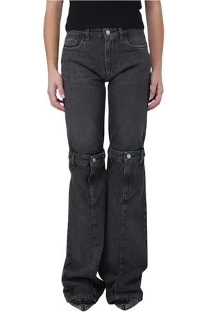 COPERNI Jeans, Dame, Sort, M, Bomuld, Sorte Wide Leg Jeans