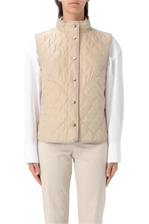 FAY Jakke, Dame, , XL, Polyester, Diamantquiltet højhalset vest