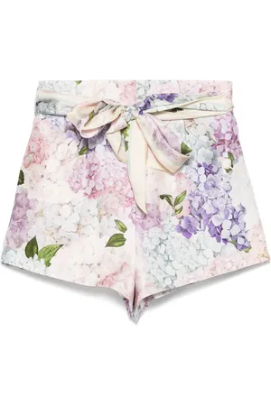 ZIMMERMANN Shorts, Dame, Flerfarvet, M, Blomstret Dawning Shorts