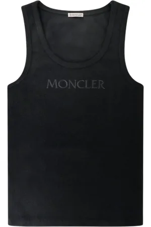 Moncler Top, Dame, Sort, S, Sort Tank Top til Kvinder